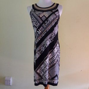 Sandra Darren Multicolor Sleeveless Dress Size 4P